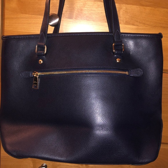 Authentic Coach purse - navy - Picture 3 of 6